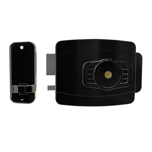 FECH ELETRICA MINI - 110V PRETA - 42MM INT. CH.SIMP