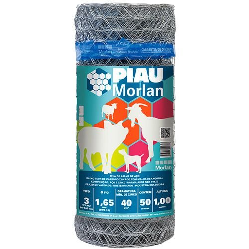 TELA DUROC/MANGUEIRAO 3" BWG 16 X 1,20 X 50M