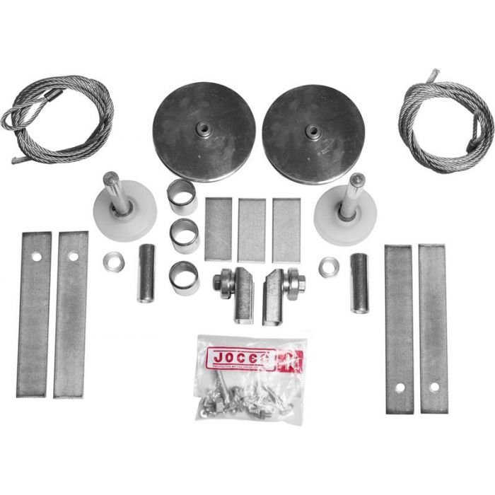 KIT P/ PORTAO BASCULANTE (N.1) ROLD.3" DETONI