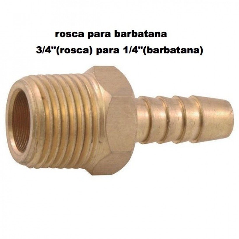 L ESPIGAO MACHO 1/2"X1/4" LATAO - WORKER