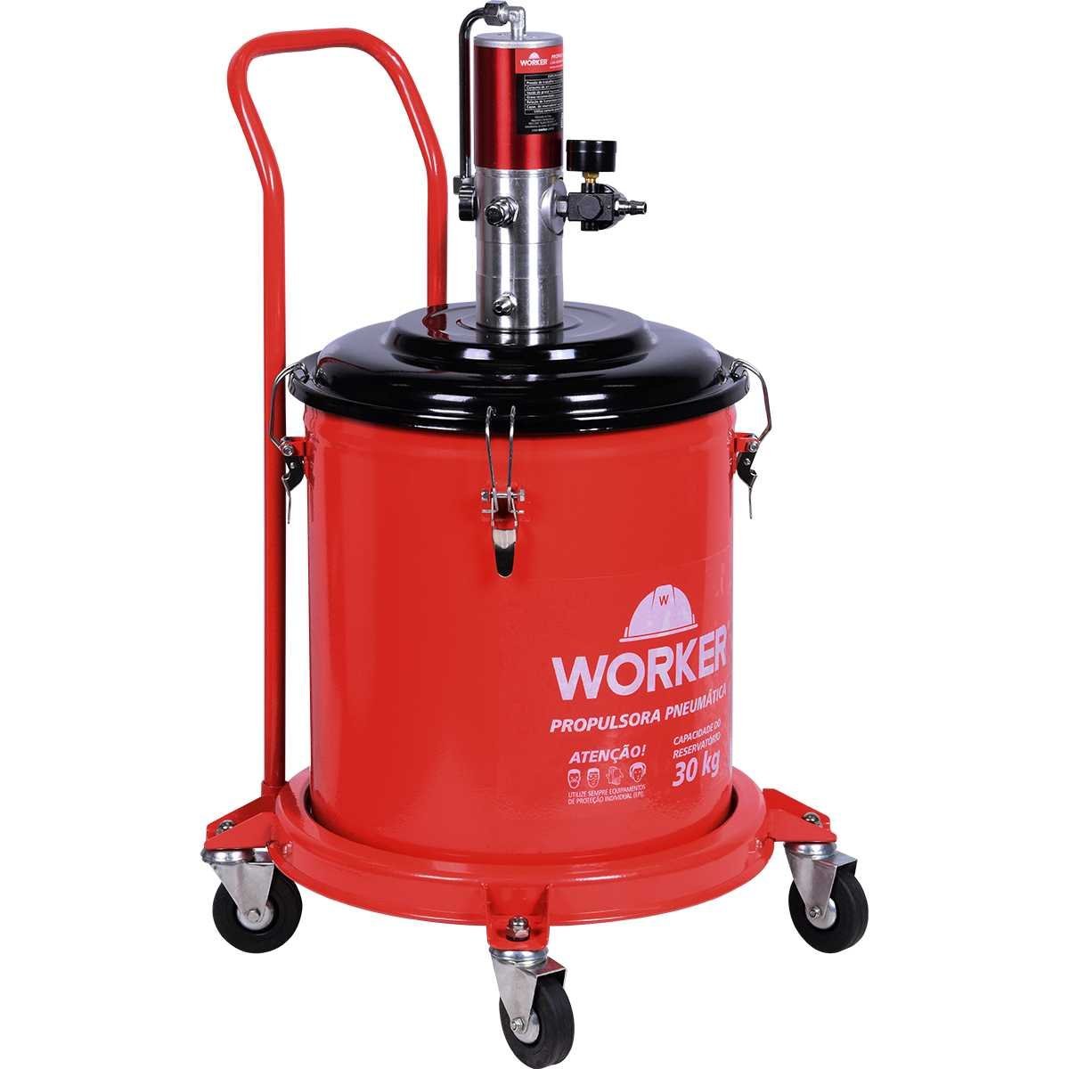 PROPULSORA PNEUMAT 30KG COM CARRINHO - WORKER