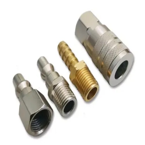 JG CONECTORES C/ ENGATE RAPIDO E ROSCA 1/4"NPT, 4 PCS