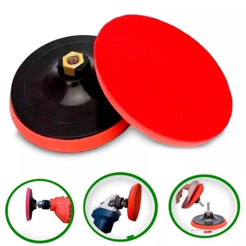 SUPORTE P/ DISCO LIXA VELCRO 125MM ROSCA M14