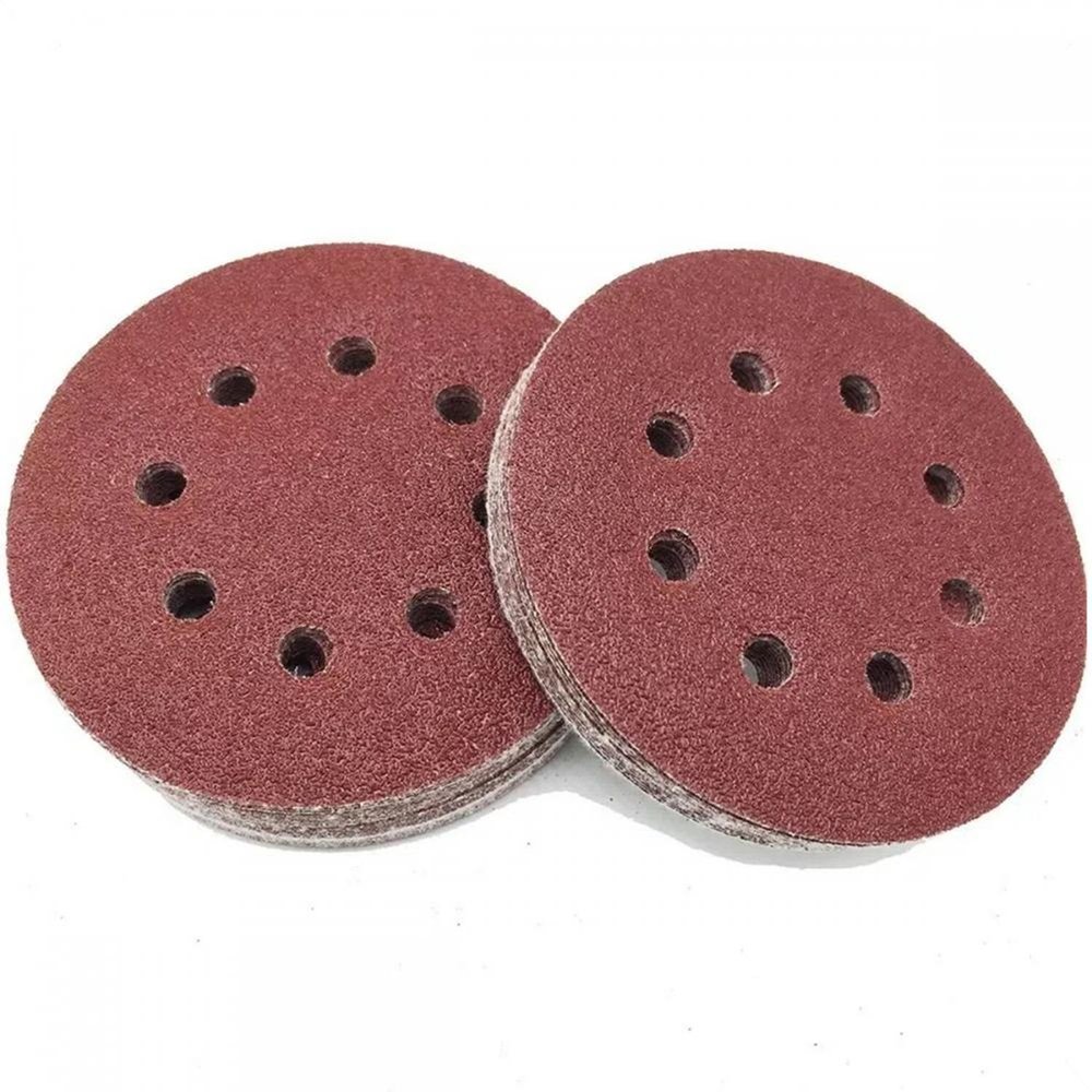 LIXA DISCO VELCRO PERFURADO G40 - 125MM