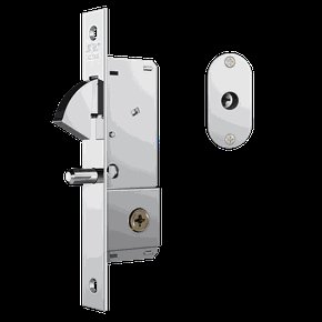 FECH. 1940 PORTA CORRER CR - ESP. INOX