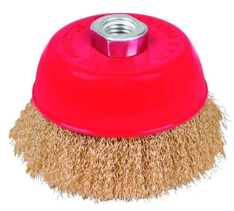 ESCOVA COPO ONDULADA 4" X 101,60MM M14