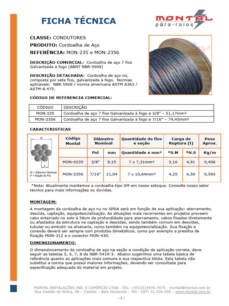 CORDOALHA 3FIOS 4,0MM 1.000KGF - 250M