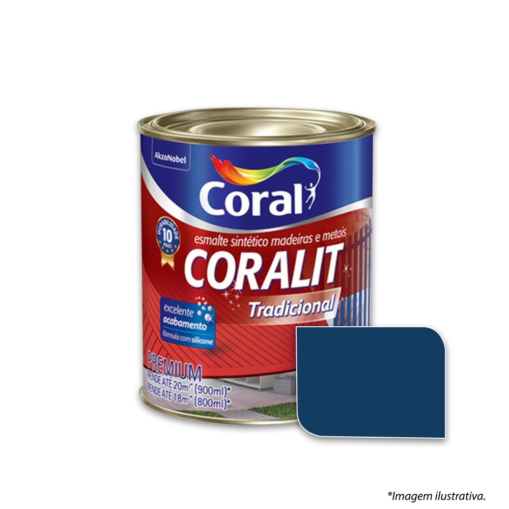 TINTA CORAL ESM AZUL DEL REY 3,6L