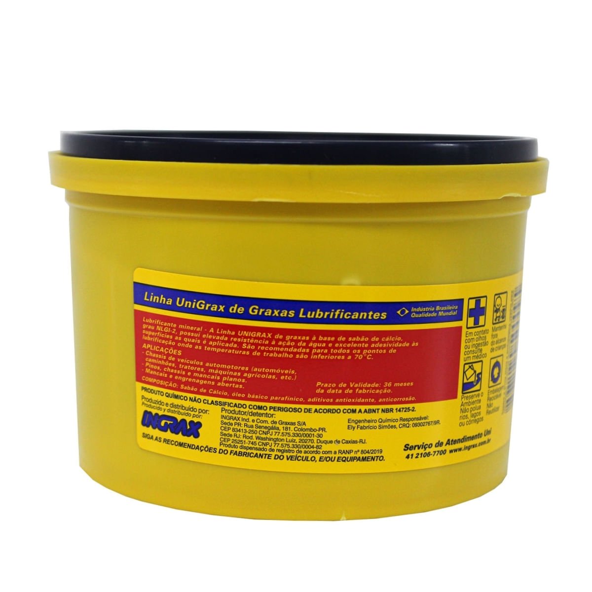 GRAXA UNIGRAX CA-2 BALDE 10KG UNI INGRAX