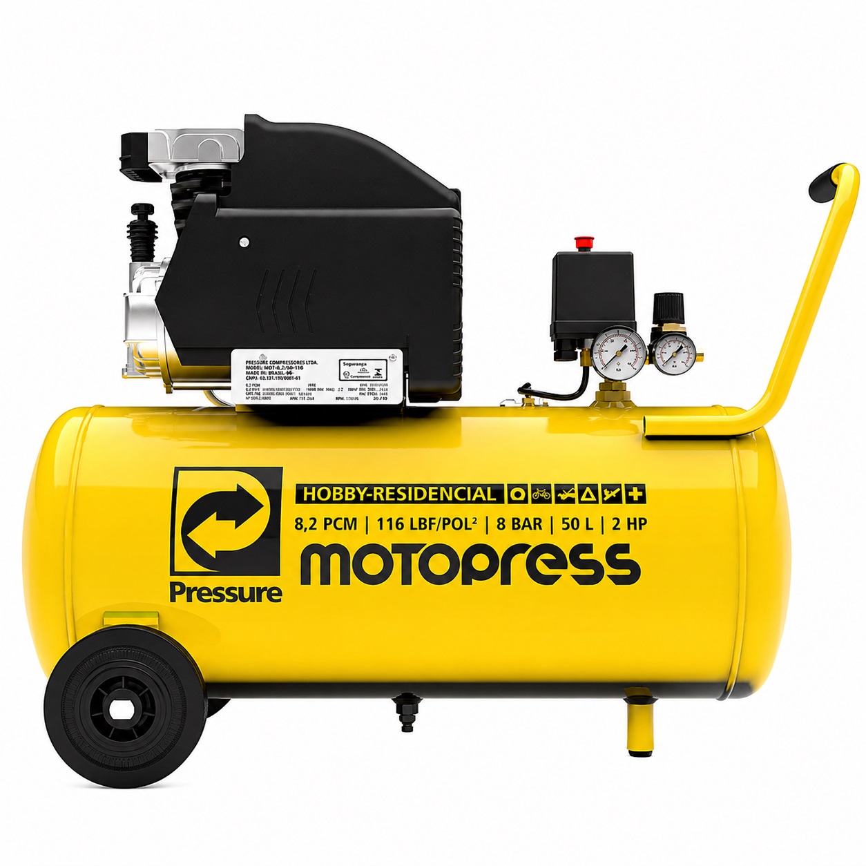 COMPRESSOR 8PCM 50L 110V