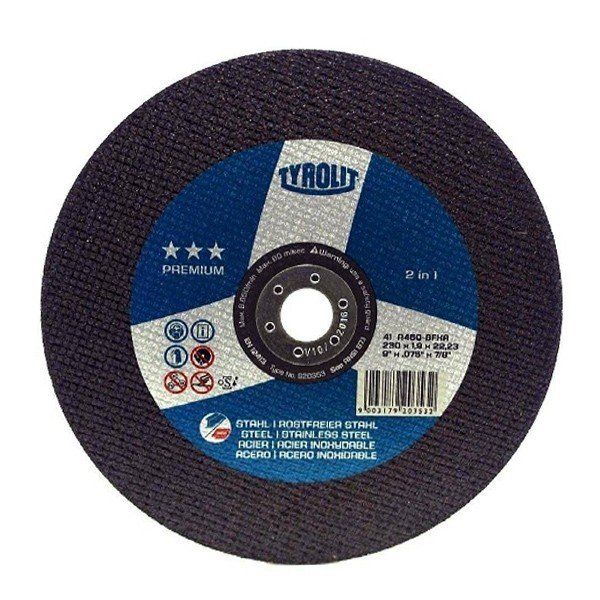 DISCO CORTE INOX 9" X 1,9 X 7/8" AVANTI
