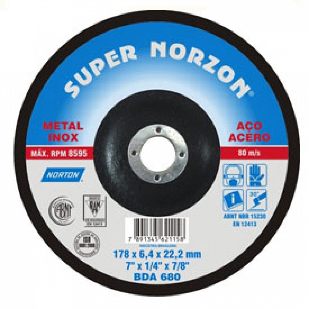 DISCO DESBASTE 7" X 1/4" X 7/8" AVANTI