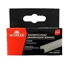 GRAMPO 106/8 GALVANIZADO 2500PCS - WORKER