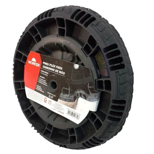 RODA CARRINHO MAO FLEX EIXO UNIVERSAL - WORKER