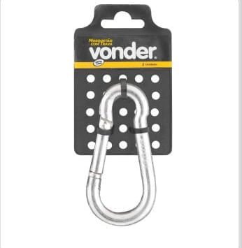 MOSQUETAO C/TRAVA 8X80MM VONDER