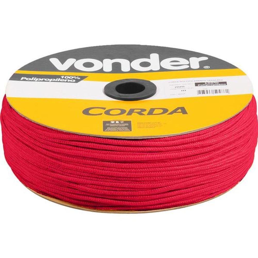 CORDA TRANC 8MMX258M - 476KGF VERMELHA