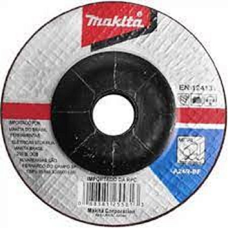 DISCO DESBASTE 4.1/2" X 1/4 115X6.0X22.23 METAL