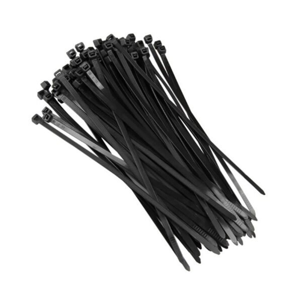 ABRACADEIRA NYLON PT - 4.8 X 100MM 100PC