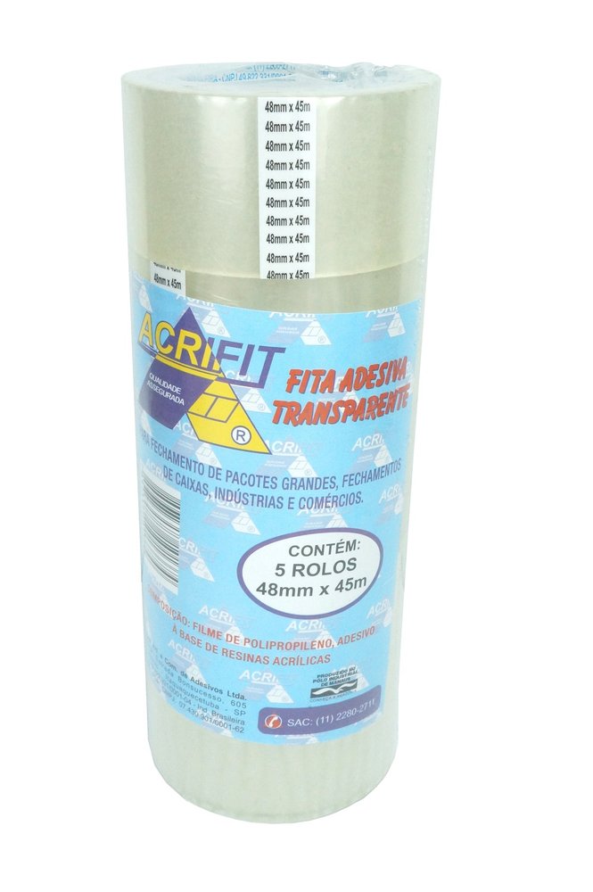 FITA ADESIVA TRANSPARENTE 48MM X 45M WORKER