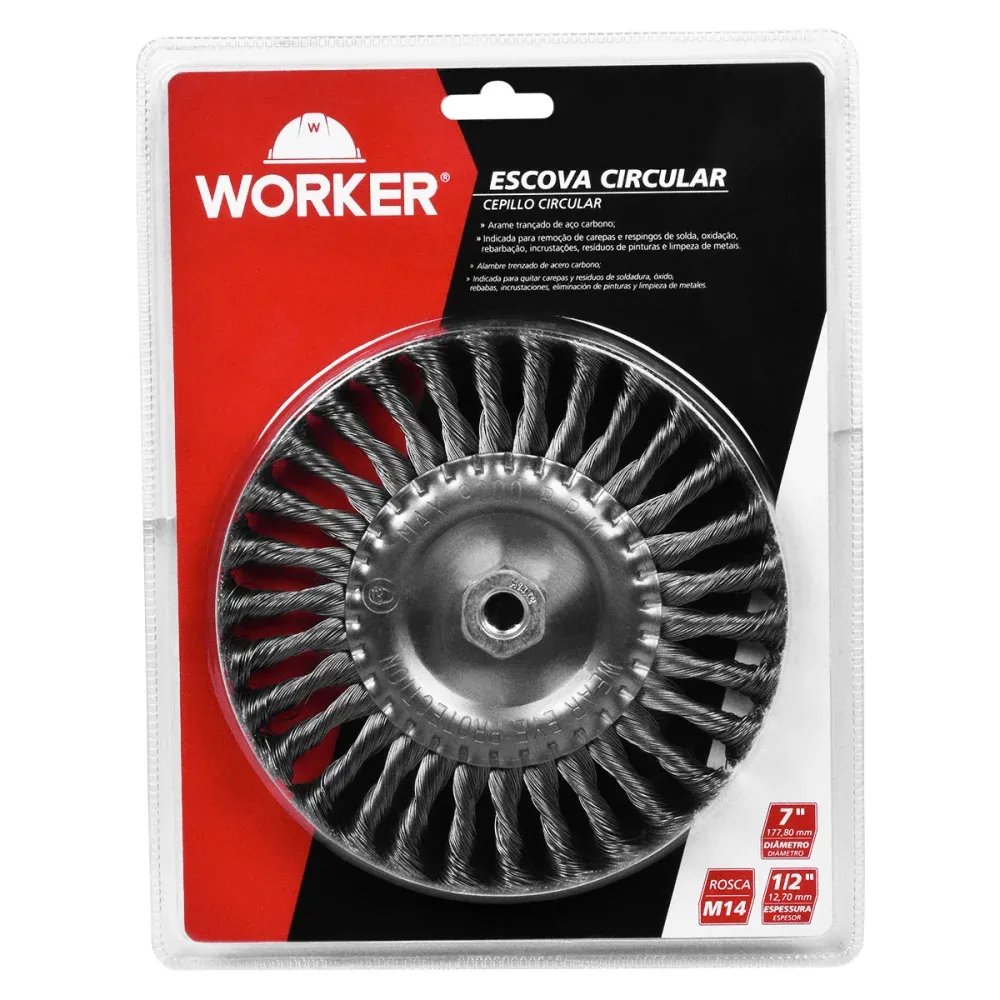 ESCOVA CIRCULAR TORC 4.1/2"XM14 ACO CARB - WORKER