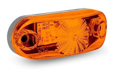 SINALEIRA DELIMITADORA LED - 12V - LARANJA