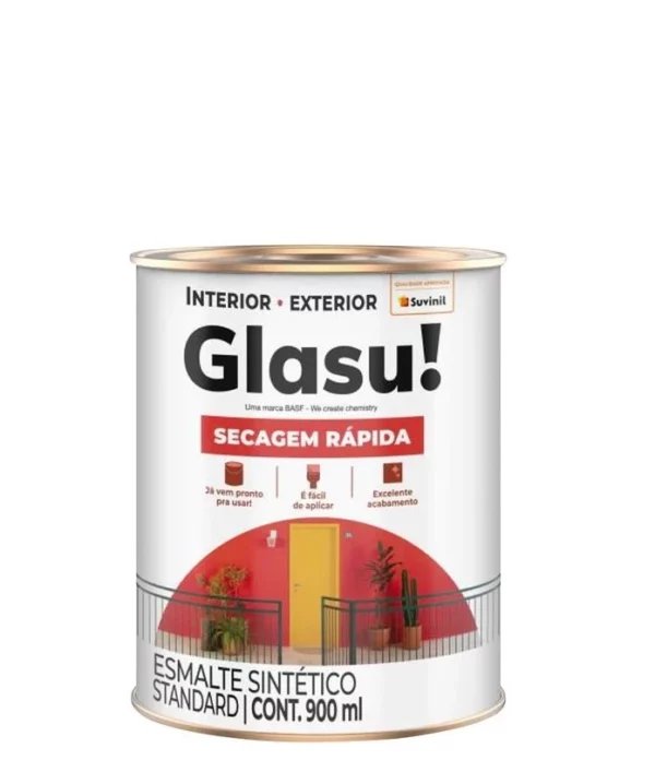 TINTA GLASU ESM VERMELHO BRILH 3,6L SEC. RAPIDA