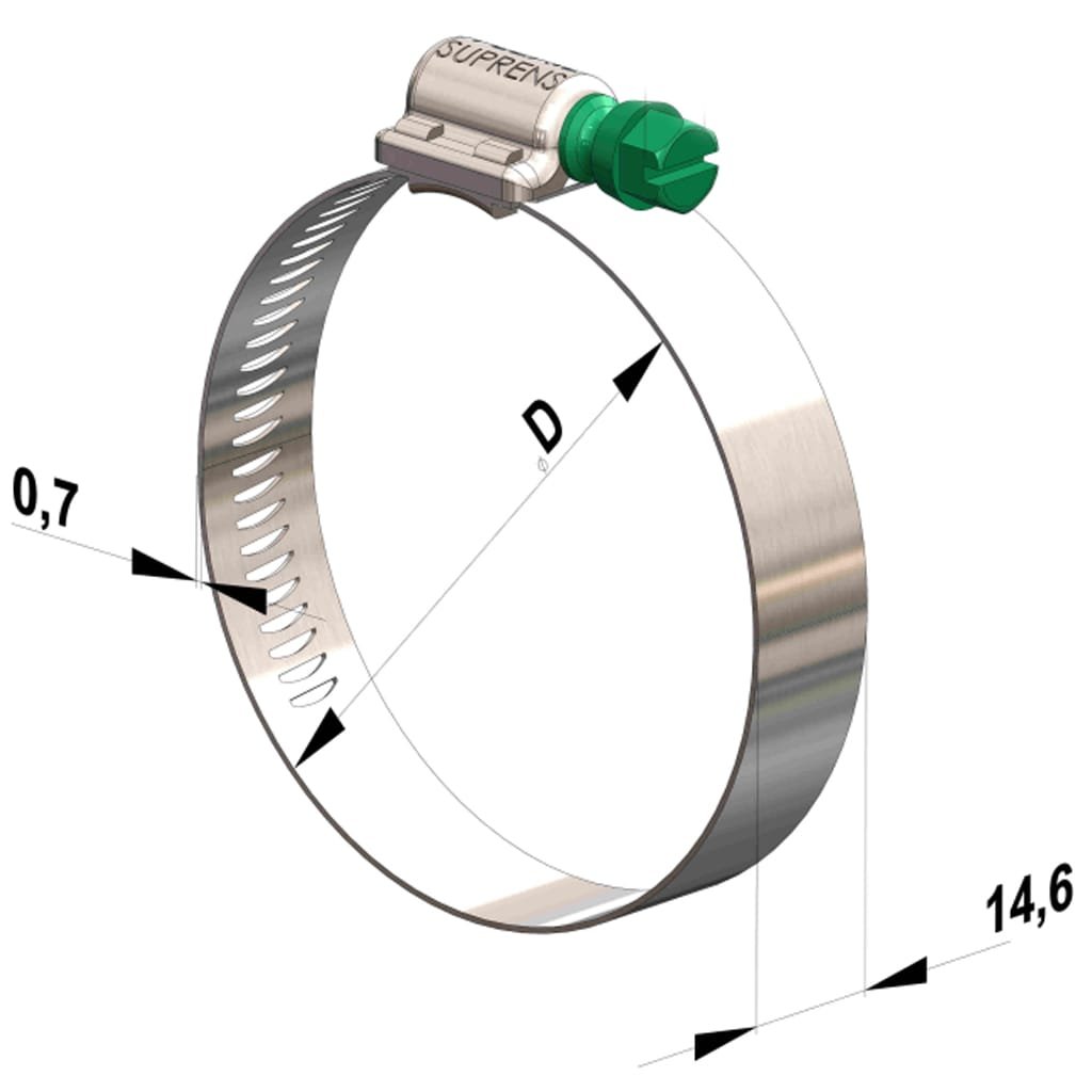 ABRACADEIRA ACO 8 X 9,5 (5/16 X 3/8) 8MM FLEX