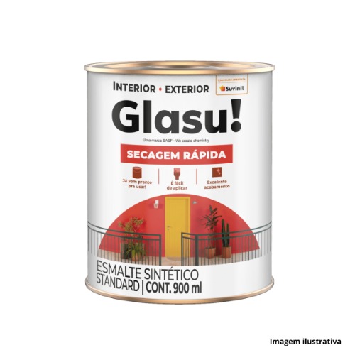 TINTA GLASU ESM VERMELHO BR 0.9L SEC. RAPIDA