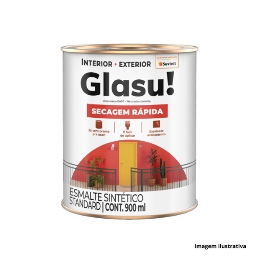 TINTA GLASU ESM BRANCO BR 0.9L SEC. RAPIDA