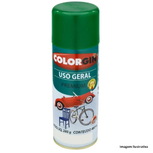 TINTA SPRAY VERDE USO GERAL 400ML - COLORGIN