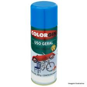 TINTA SPRAY AZUL MEDIO USO GERAL 400ML - COLORGIN