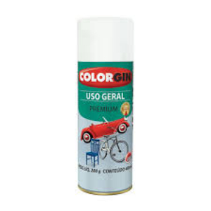 TINTA SPRAY BRANCO ACAB. USO GERAL 400ML - COLORGIN
