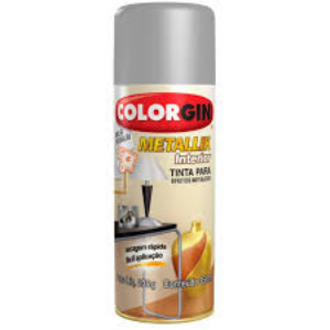 TINTA SPRAY PRATA METALLIK 350ML - COLORGIN