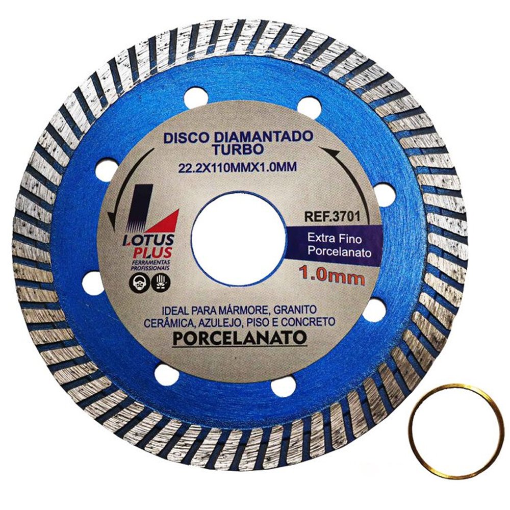 DISCO DIAM. PLUS TURBO PORCEL. 110X20MM ROCAST