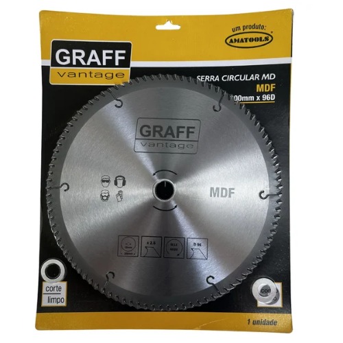 SERRA CIRCULAR MD/MDF 12" 300MM X 96D - GRAFF