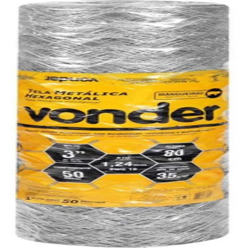 TELA MANGUEIRAO 3" BWG 18 X 0,80 X 50M VONDER