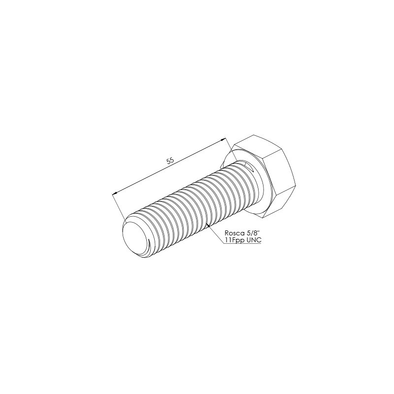 PF SX UNC D 1/4X2 RI ZB