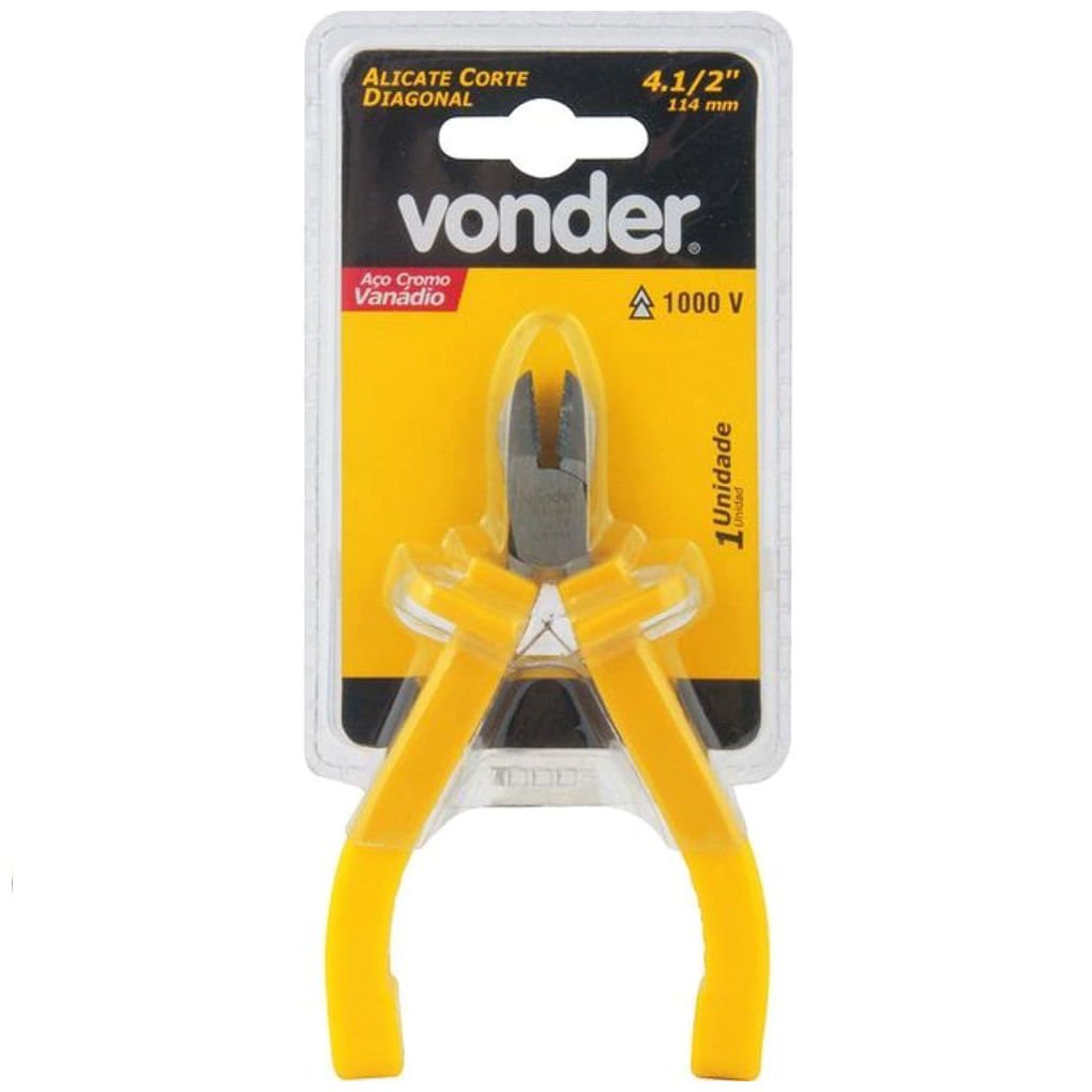 ALICATE CORTE DIAGONAL VONDER 6" 1000V