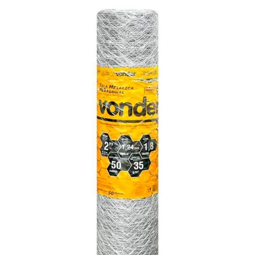 TELA HEX GALINHEIRO 2X23 1.80X50M - VONDER