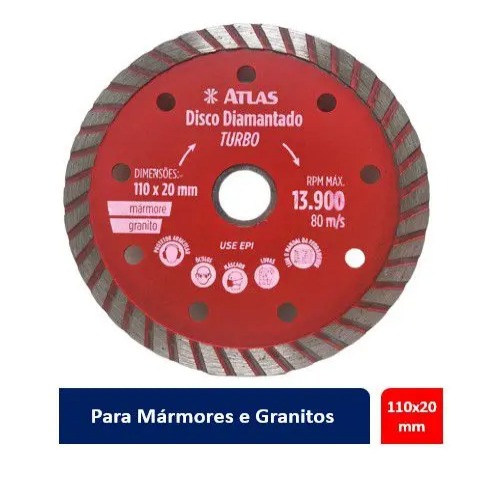 DISCO DIAM. TURBO 110MM ATLAS