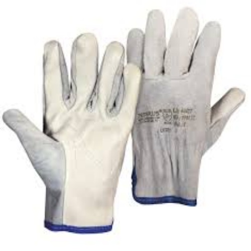 LUVA MISTA RASPA E VAQUETA PPM12 - PETROLEIRA