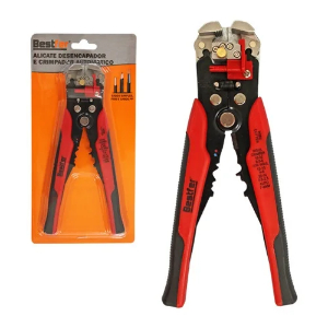 ALICATE DESENCAPADOR E CRIMPADOR 8" POL