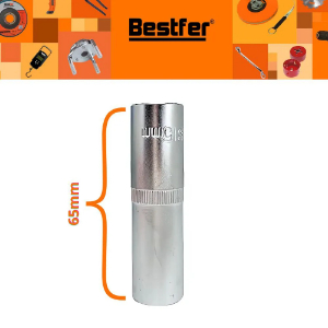 SOQUETE P/VELA 1/2POL SEXTAVADO 21MMX65MM