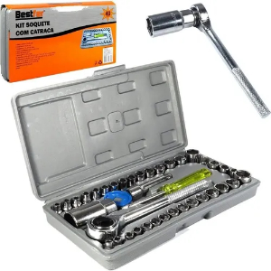 JG SOQUETE C/CATRACA 40PC BF