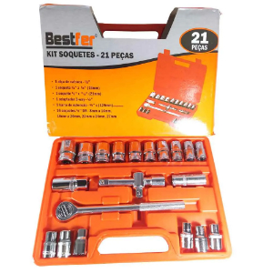 JG SOQUETE C/CATRACA 21PC - CR VANADIO BF
