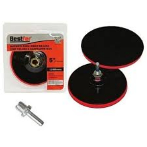 SUPORTE P/ DISCO LIXA VELCRO 5" ROSCA M14