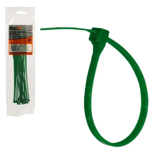ABRACADEIRA NYLON VD - 2.5 X 100MM 20PC BF