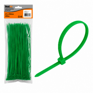 ABRACADEIRA NYLON VD - 3.6 X 300MM 20PC BF