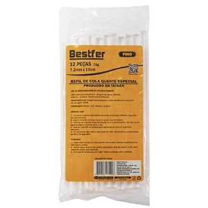 REFIL BASTOES DE COLA 7,2MMX15CM - FINO BF