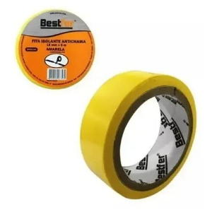 FITA ISOLANTE AMARELA ANTICHAMA 18MMX5M BF